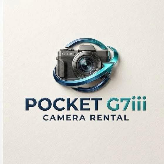 Pocket G7iii camera rental logo